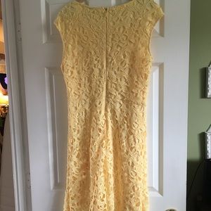 NY&Co straight yellow knit dress